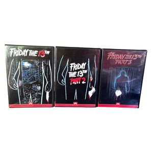 Lot of 3 Friday the 13th DVD's Widescreen Collection Original Part 2 & Part 3